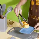 Kit 19 Peças Jogo de Utensílios Para Cozinha em Silicone Com Cabo de Madeira Completo Antiaderente — imagem 10