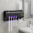 Suporte para 4 Escovas de Dentes com Luz UV e Dispenser de Pasta — USB — imagem 6