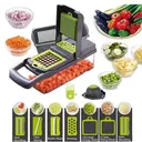 Fatiador Profissional Multifuncional De Aço Inoxidável 16 Em 1 Para Vegetais/Frutas/Legumes — imagem 2