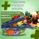 Fatiador Profissional Multifuncional De Aço Inoxidável 16 Em 1 Para Vegetais/Frutas/Legumes — imagem 3
